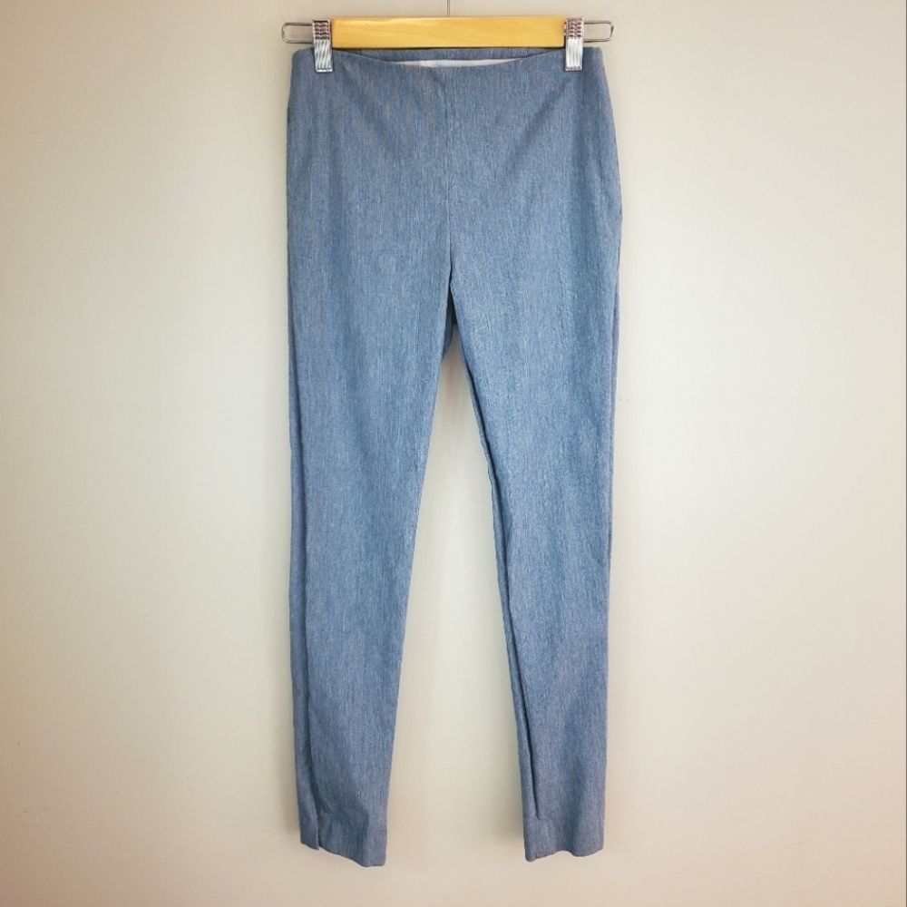 Calvin Klein Size XS Blue Gray Elastic Waist Pull On Pants
